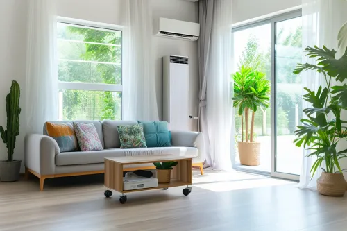 Comparaison technique entre climatiseurs portables et modèles fixes montrant leurs systèmes de refroidissement distincts