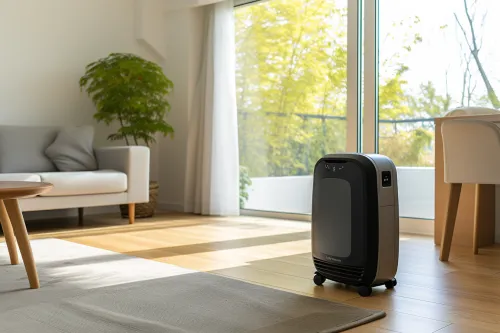 Climatiseur portable Whynter ARC-14S blanc et noir offrant performance élevée dans un design compact et élégant
